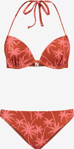 Push-up Bikini 'LUCA' Shiwi en marron : devant