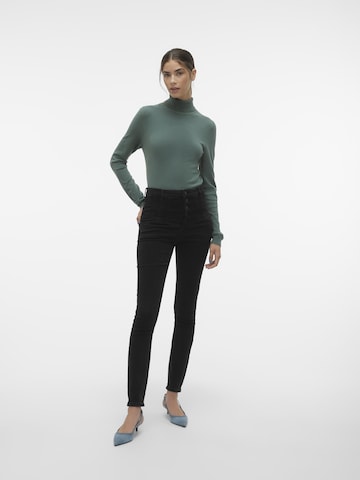 VERO MODA Pullover 'HAPPINESS' i grøn