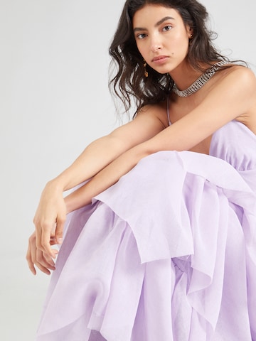 purpurinė True Decadence Vakarinė suknelė
