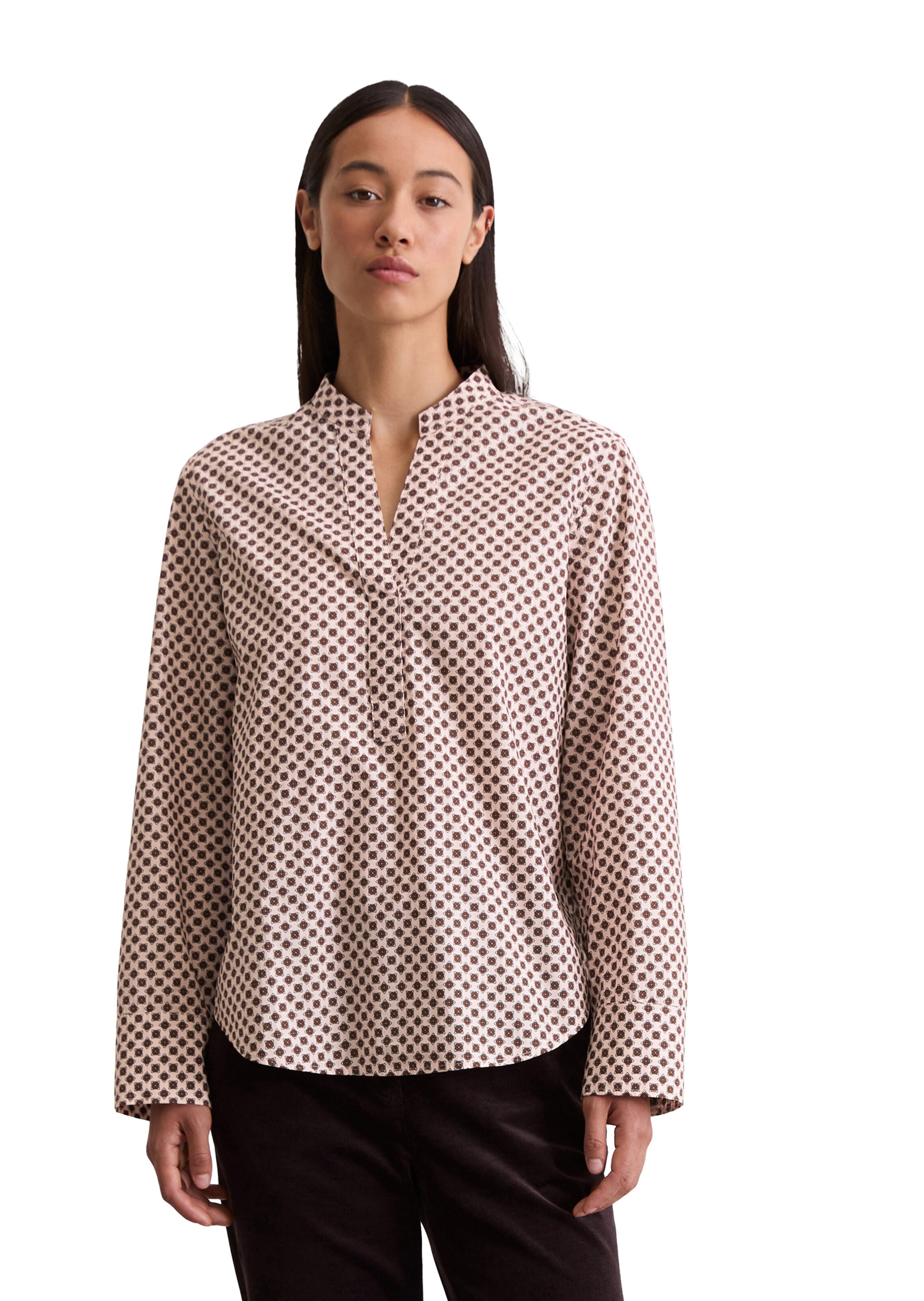 Marc O'Polo Blouse in Roze: voorkant