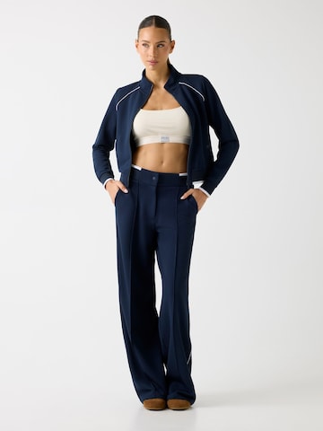 GUESS Wide Leg Hose in Blau: Vorderseite