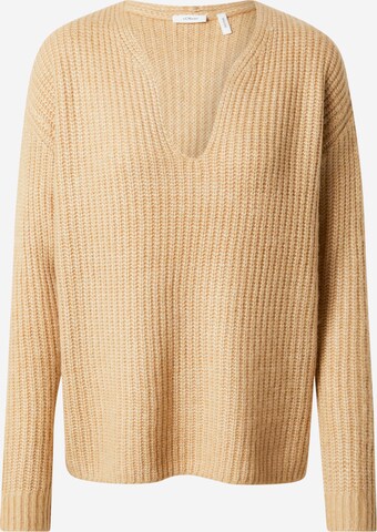 s.Oliver BLACK LABEL Pullover in Beige: predná strana