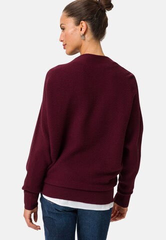 zero Pullover mit Turtleneck in Rot
