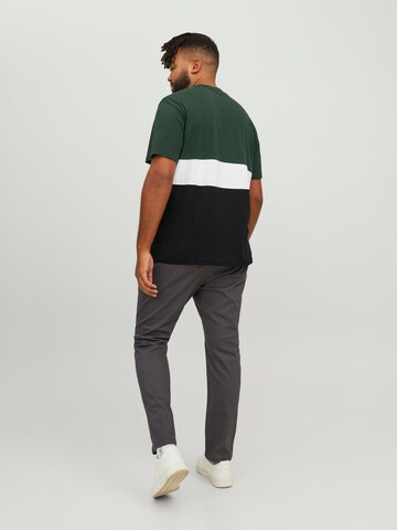 Jack & Jones Plus T-Shirt 'JJEReid' in Grau