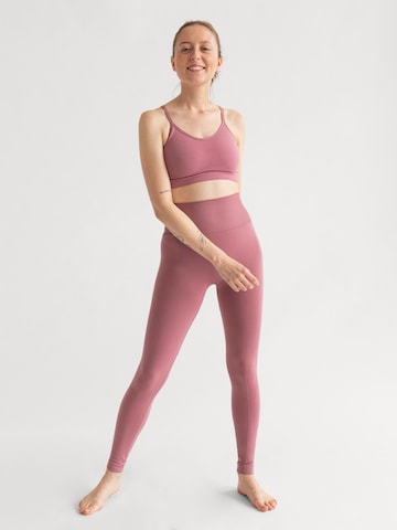 Erlich Textil - Skinny Leggings 'Maya' en rosa: frente