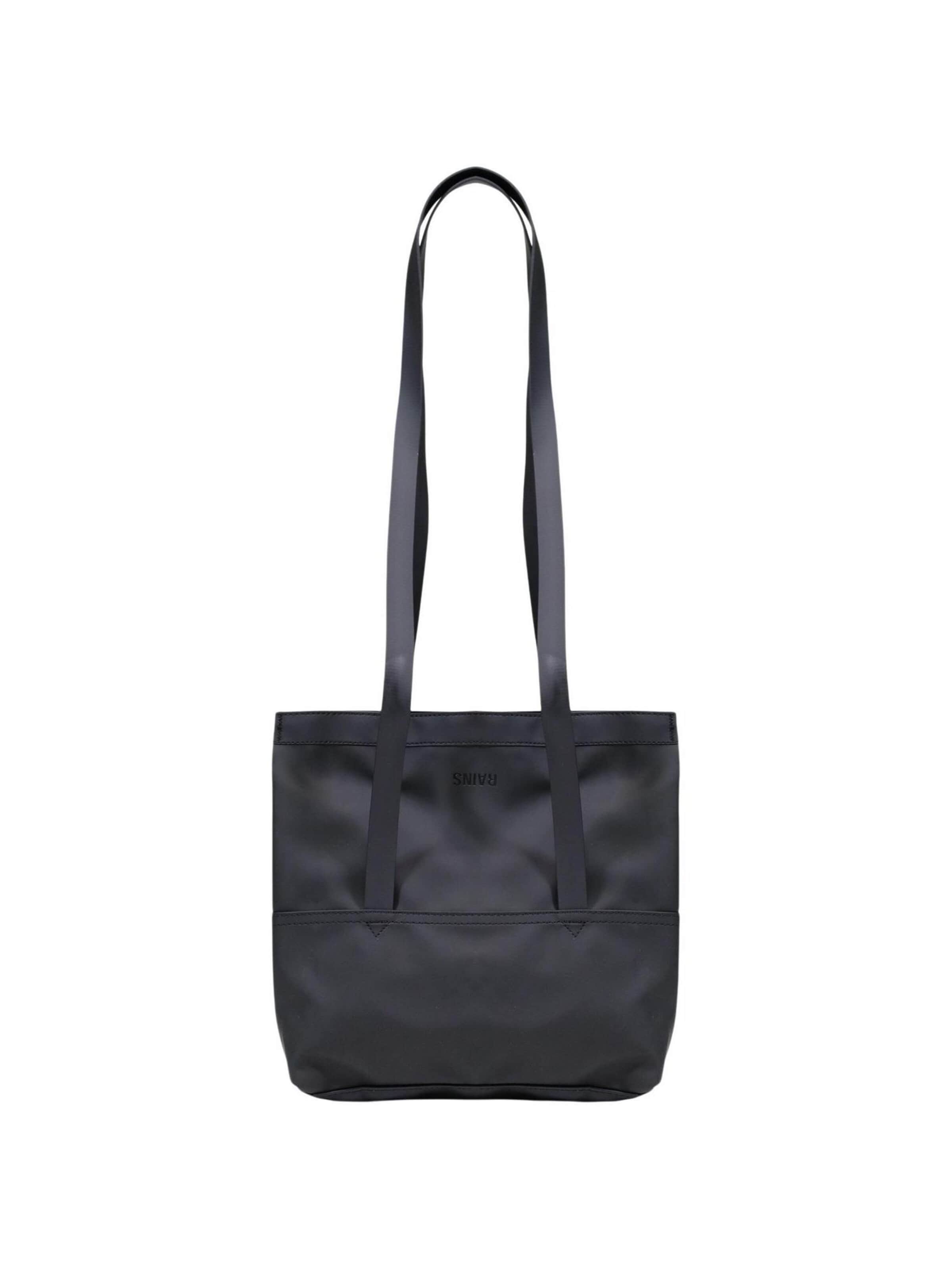 RAINS - Bolso de hombro en negro: frente