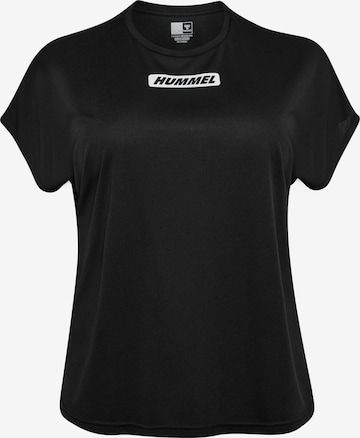 T-shirt fonctionnel Hummel en noir : devant