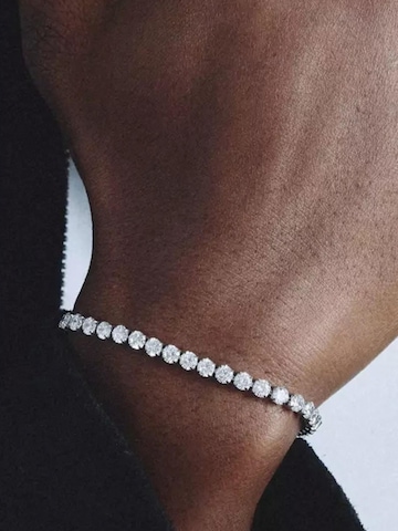 Bracelet 'Tennisarmband aus Edelstahl mit weißen Zirkonia' Thomas Sabo en argent