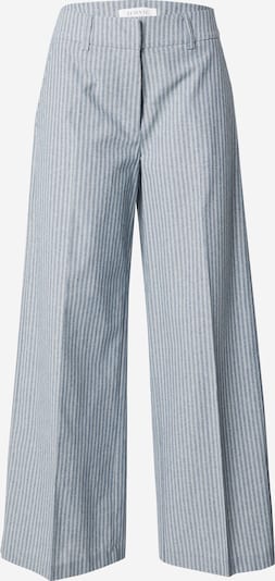 ABOUT YOU x Iconic by Tatiana Kucharova Pantalon à plis 'Irene' en bleu-gris / blanc, Vue avec produit