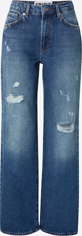 Wide leg Jeans 'JUICY' di ONLY in blu: frontale
