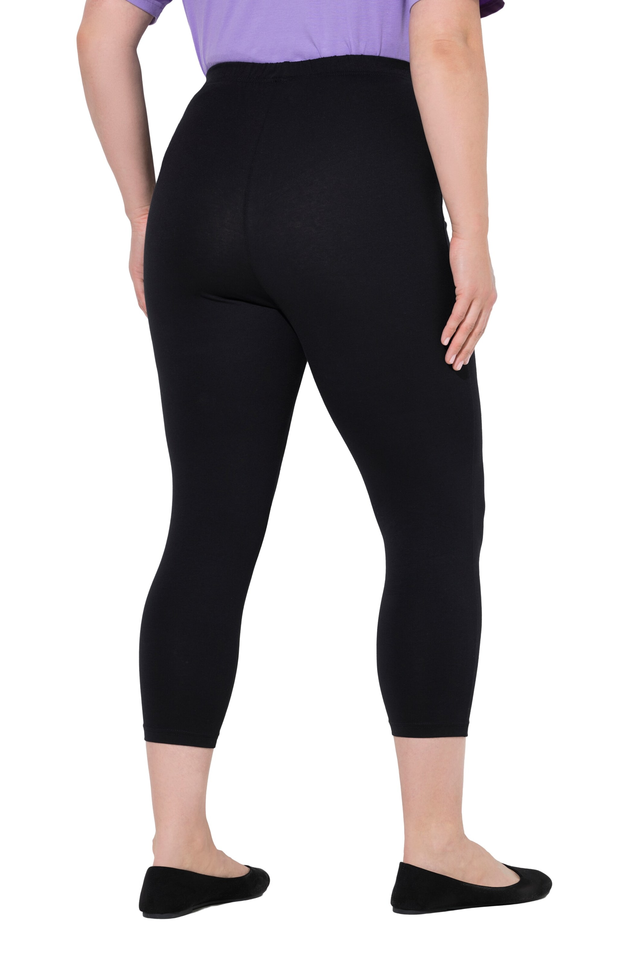 Ulla Popken Regular Broek in Zwart