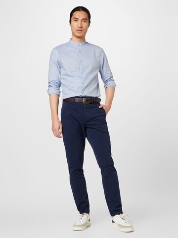 minimum Normální Chino kalhoty 'DARVIS' – modrá