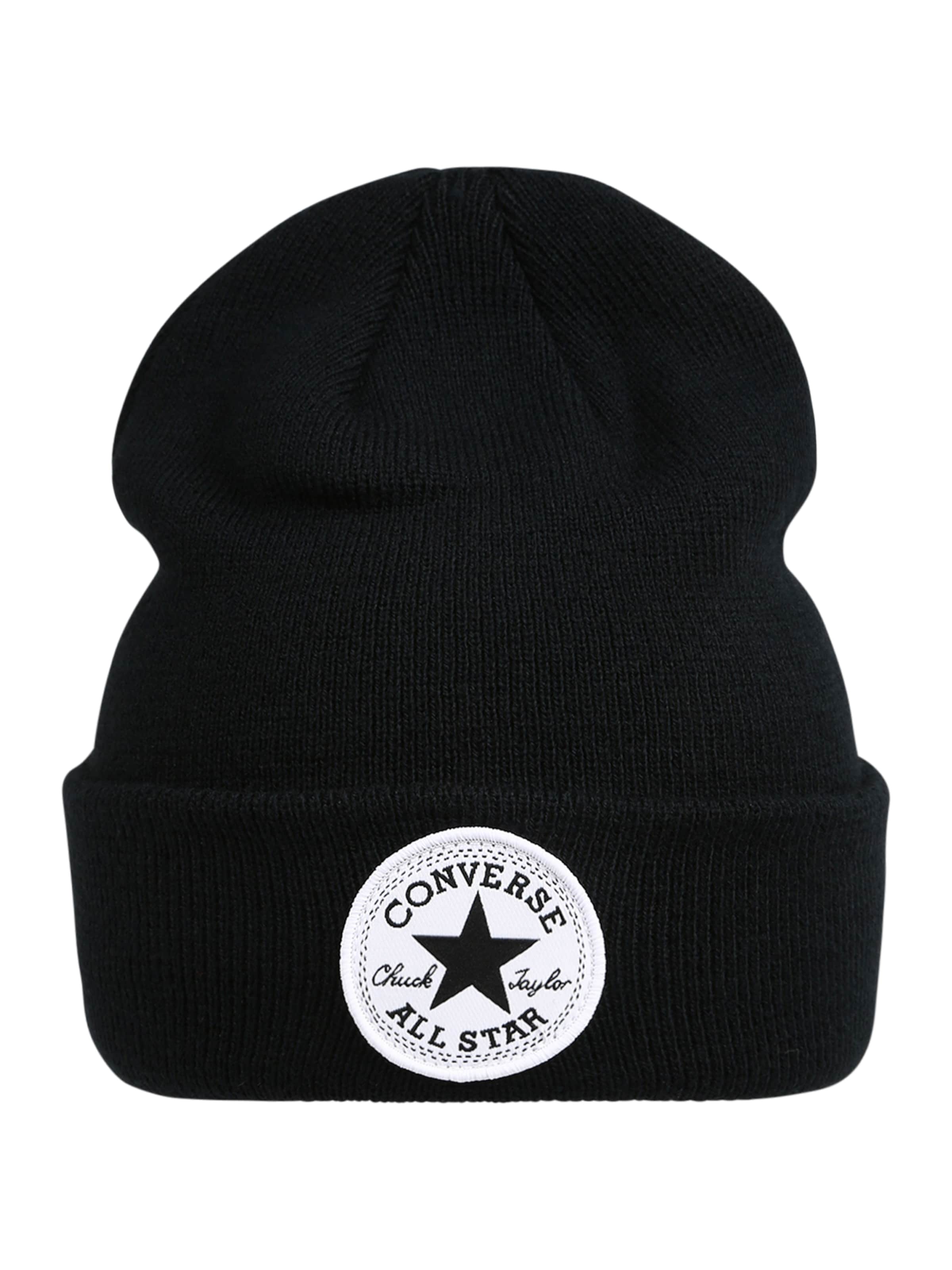 CONVERSE Шапка в черно: отпред