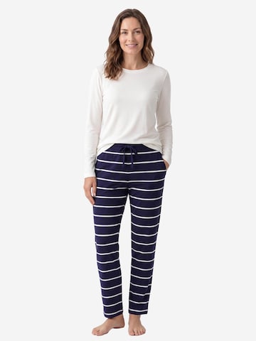 SCHIESSER Pyjama 'Mix & Relax' in Blau