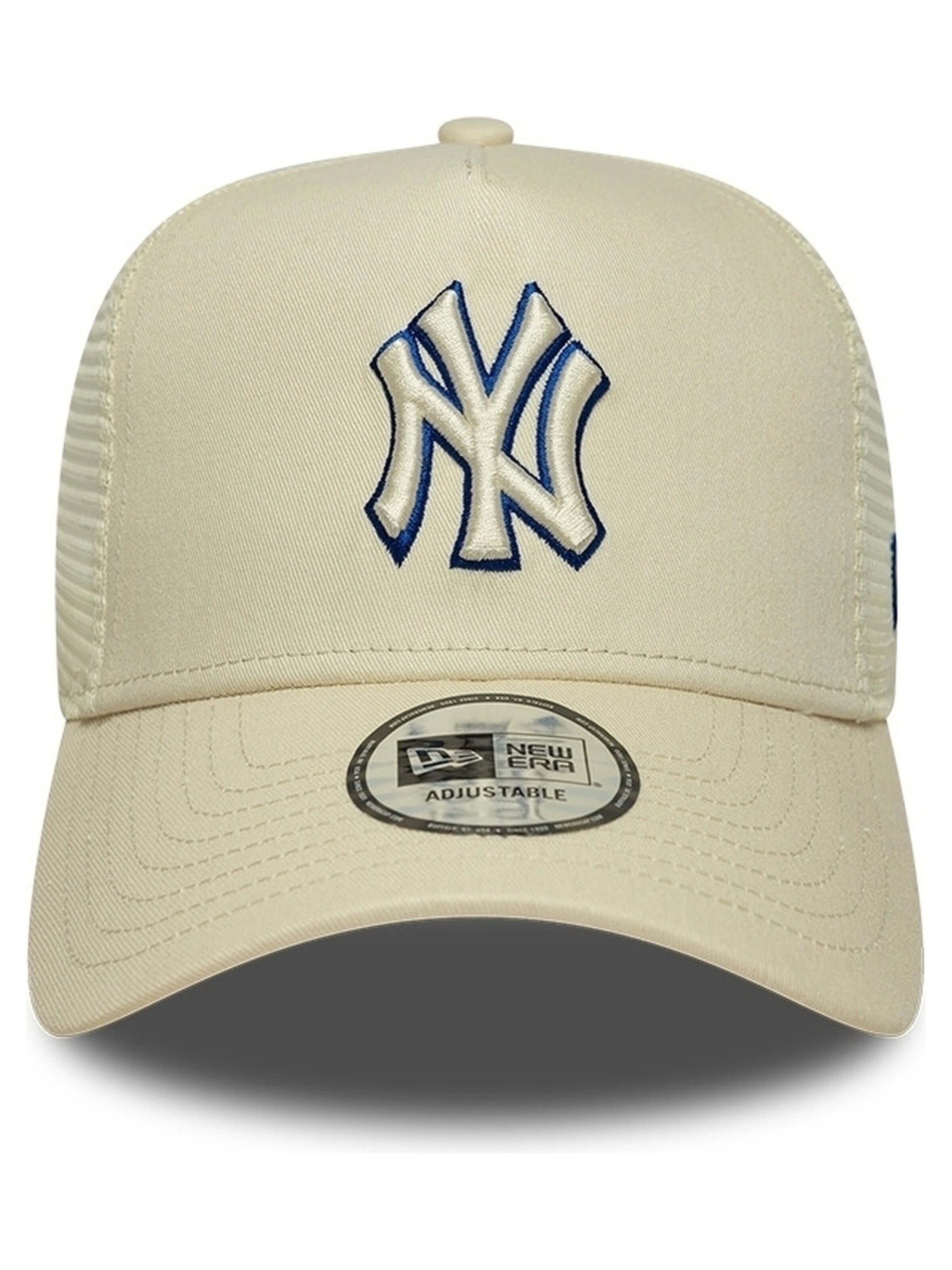 NEW ERA - Gorra 'Gorra new era beige yankees outline eframe neyyan trucker cap' en beige