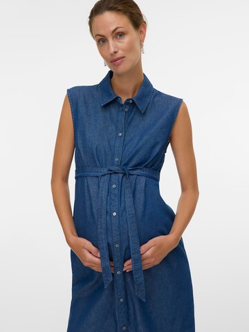MAMALICIOUS - Vestido camisero 'MLJAMAICA LIA' en azul