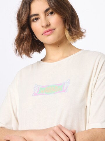 Tricou 'PALM SPRINGS' de la River Island pe alb