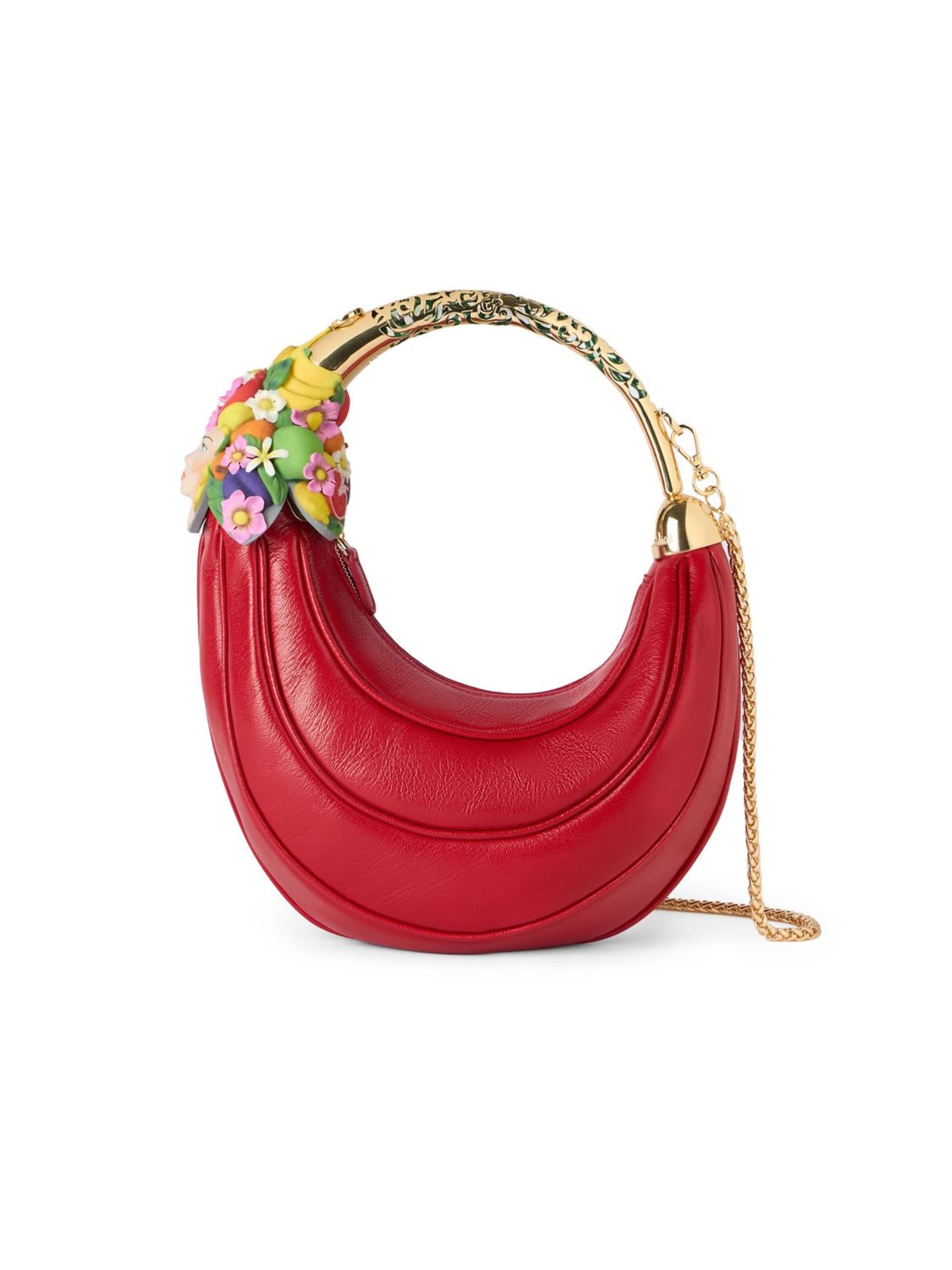 Braccialini - Bolso de mano 'Tema Peperoncino' en rojo: frente