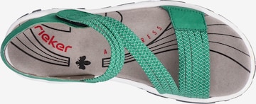 Rieker Strap Sandals in Green
