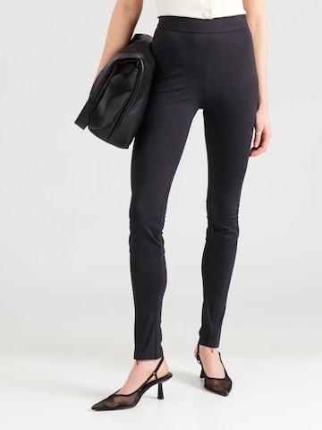 BOSS Black Slimfit Leggings 'Etravel' in Zwart: voorkant