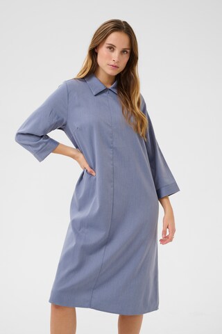 Kaffe Jurk in Blauw: voorkant
