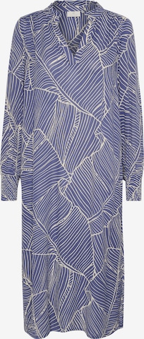 Kaffe Blusekjole 'Agenette' i blå: forside