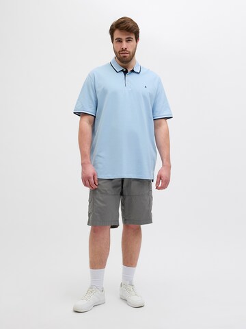 Jack & Jones Plus - regular Pantalón cargo 'COLE MATEO' en gris