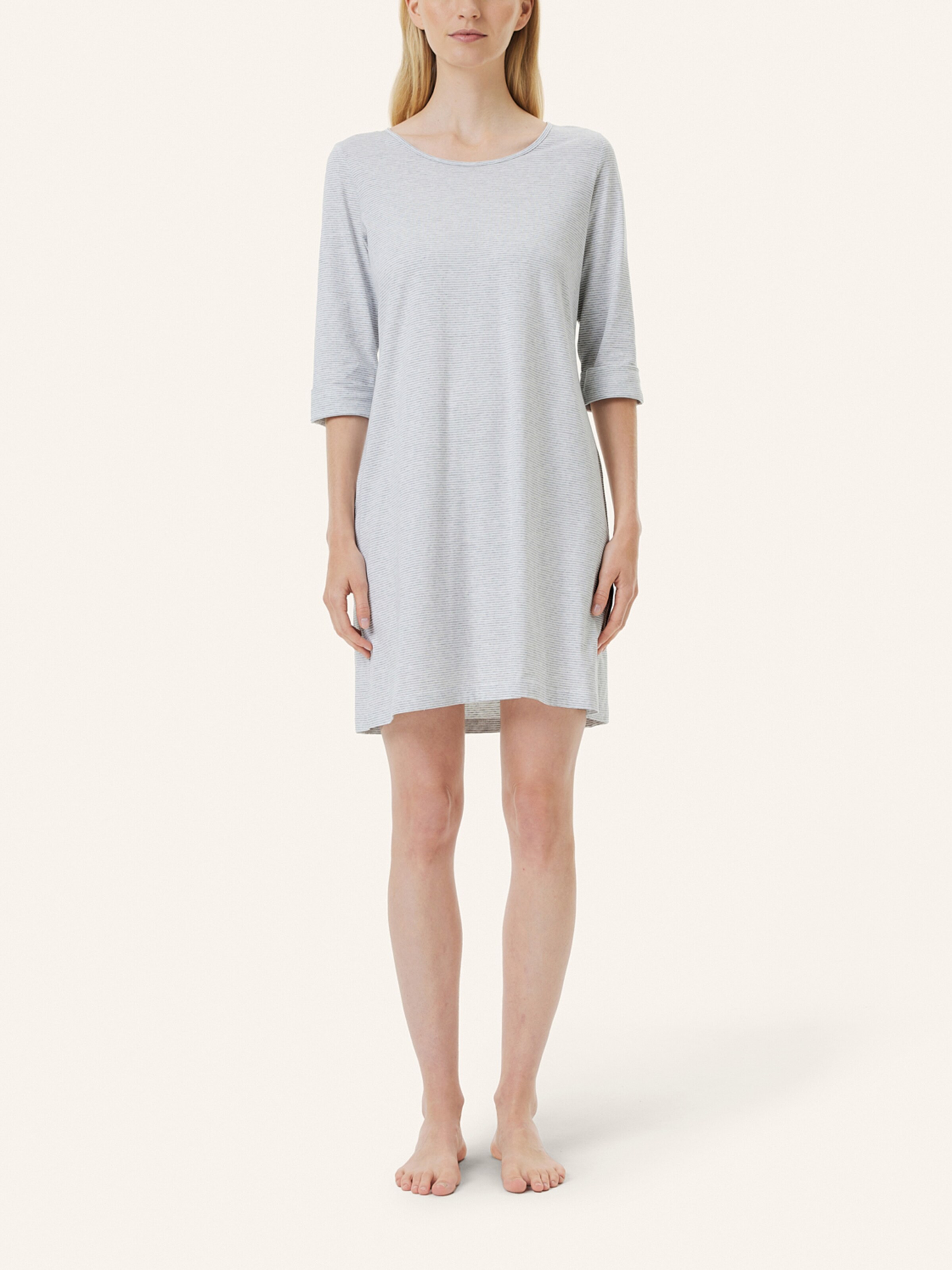Yellamaris Nightgown ' Basic ' in Grey: front