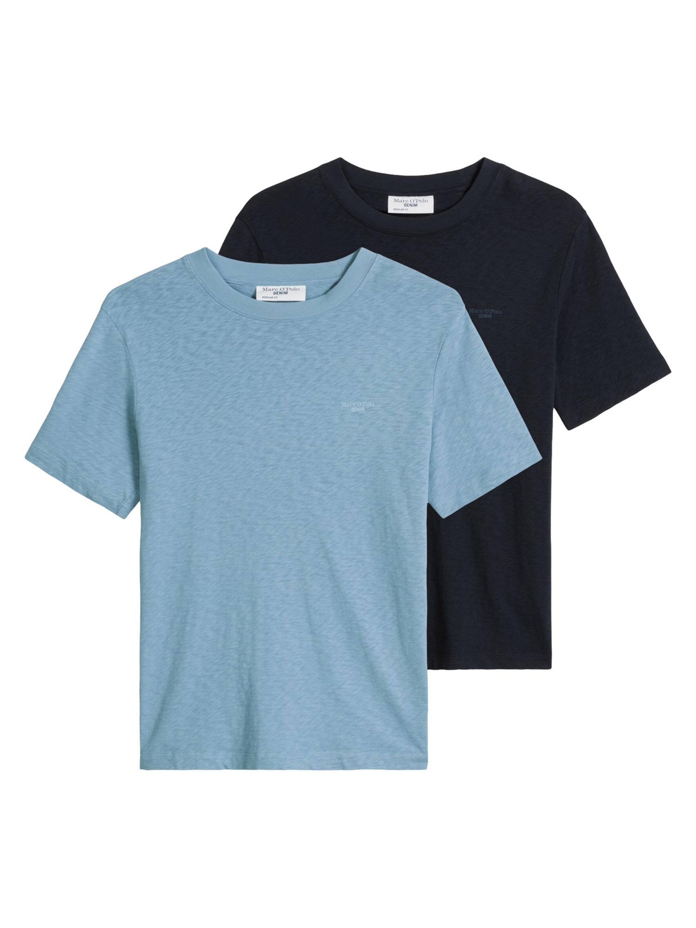 Marc O'Polo DENIM Shirt 'Basic' in Blue: front