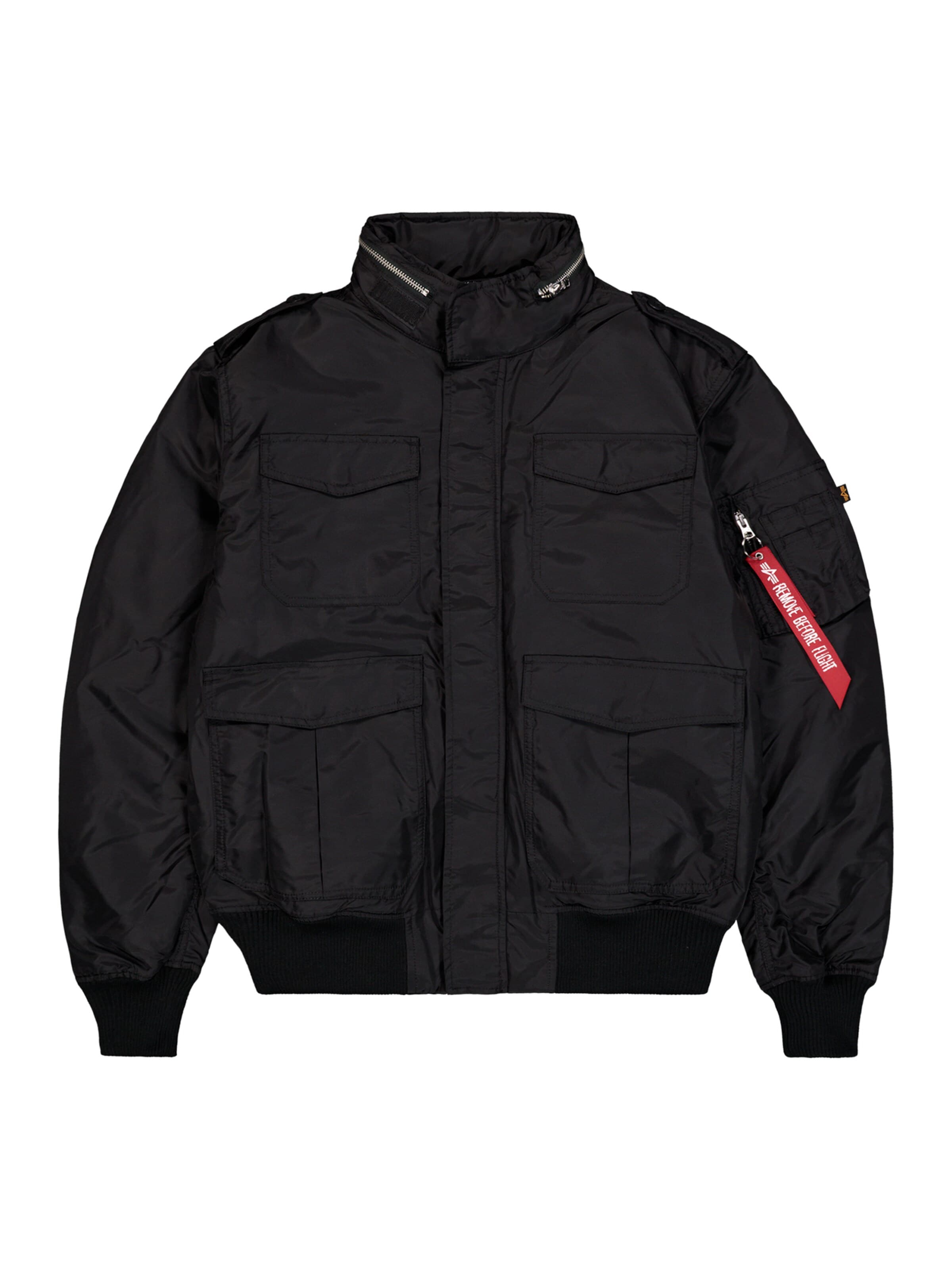ALPHA INDUSTRIES Between-Season Jacket 'M-65' in Black: front