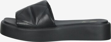 LA STRADA Mules in Black