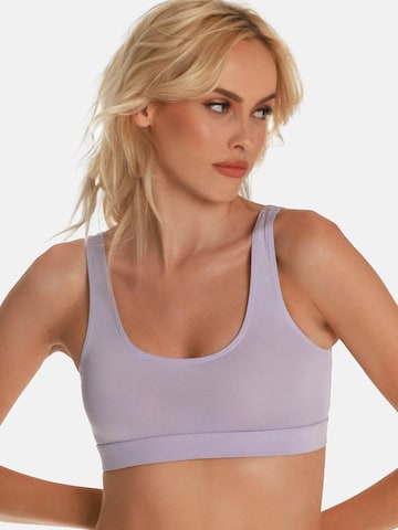 OW Collection Bralette Bra 'HANNA' in Purple: front