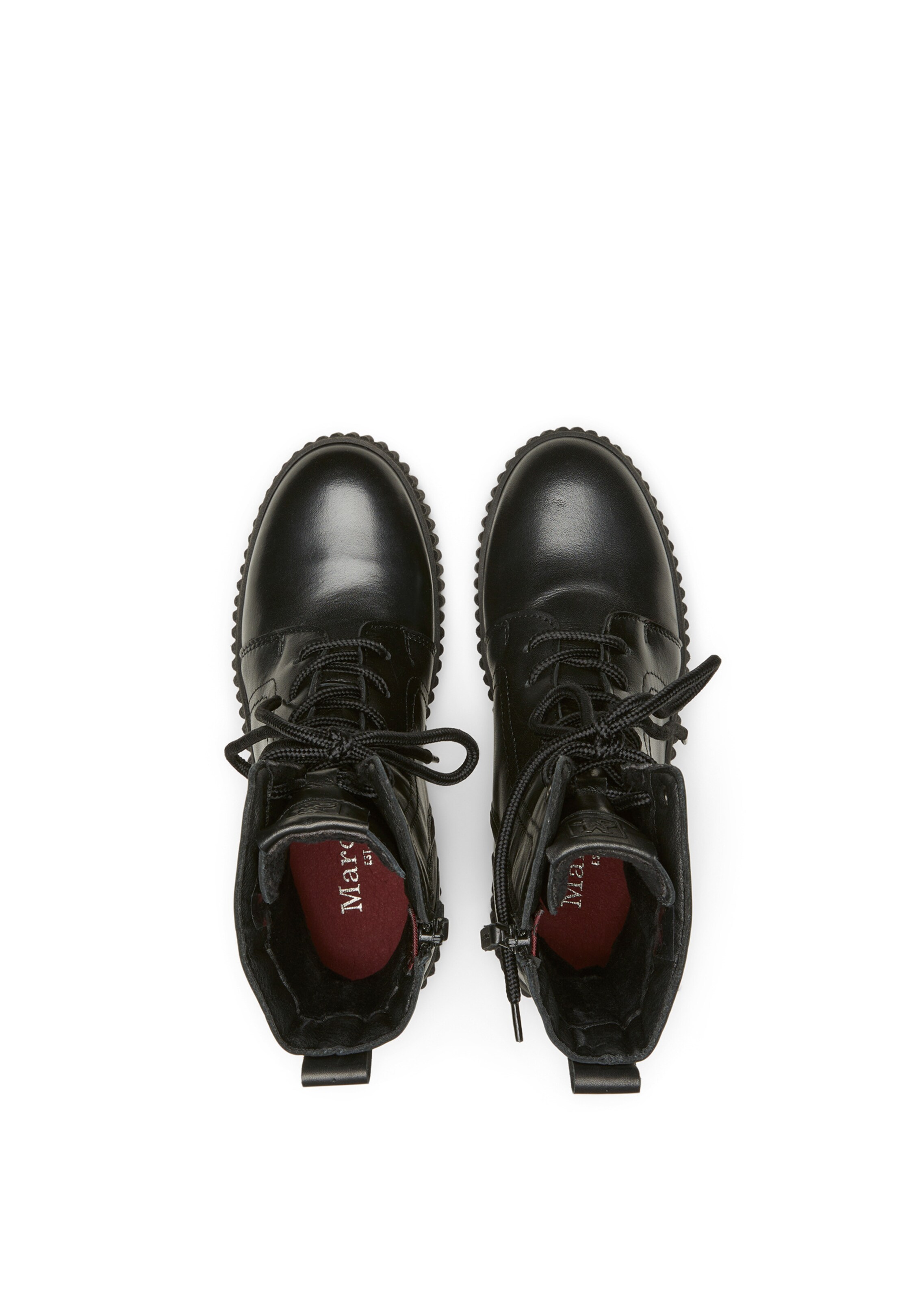 Bottes à lacets Marc O'Polo en noir