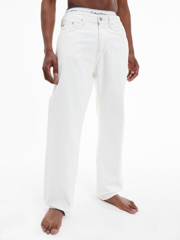Calvin Klein Jeans Jeans in Wit: voorkant