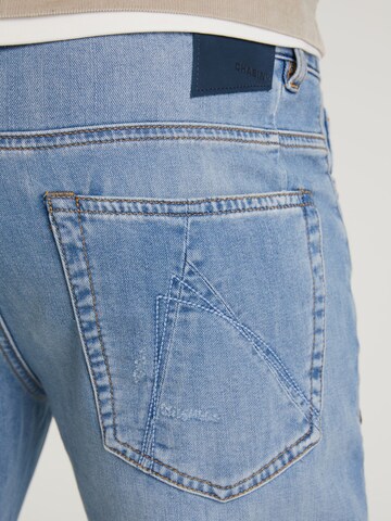 CHASIN' Slimfit Jeans 'Evan Snake' in Blau