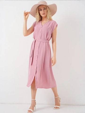Abito camicia 'Midi' di Bigdart in rosa