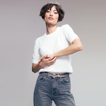 Cintura di B.BELT in grigio: frontale