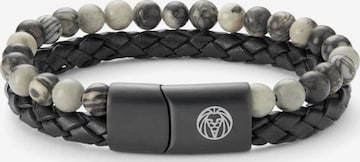 Lucleon Armband 'Icon' in Grau: Vorderseite