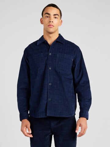Dockers Comfort Fit Hemd in Blau: Vorderseite