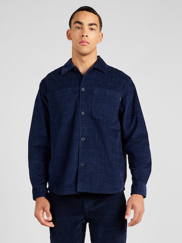 Dockers Comfort fit Button Up Shirt in Blue: front