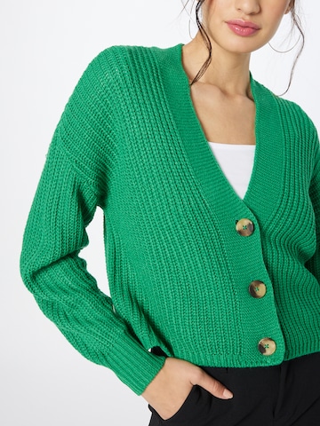 ONLY Knit Cardigan 'CAROL' in Green