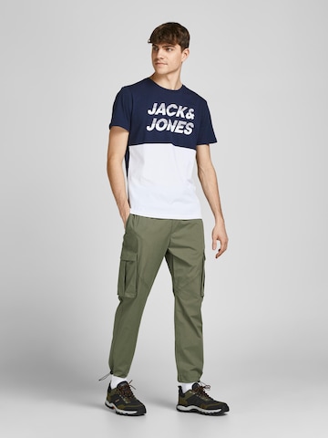 JACK & JONES Alt kitsenev Klapptaskutega püksid 'Gordon', värv roheline