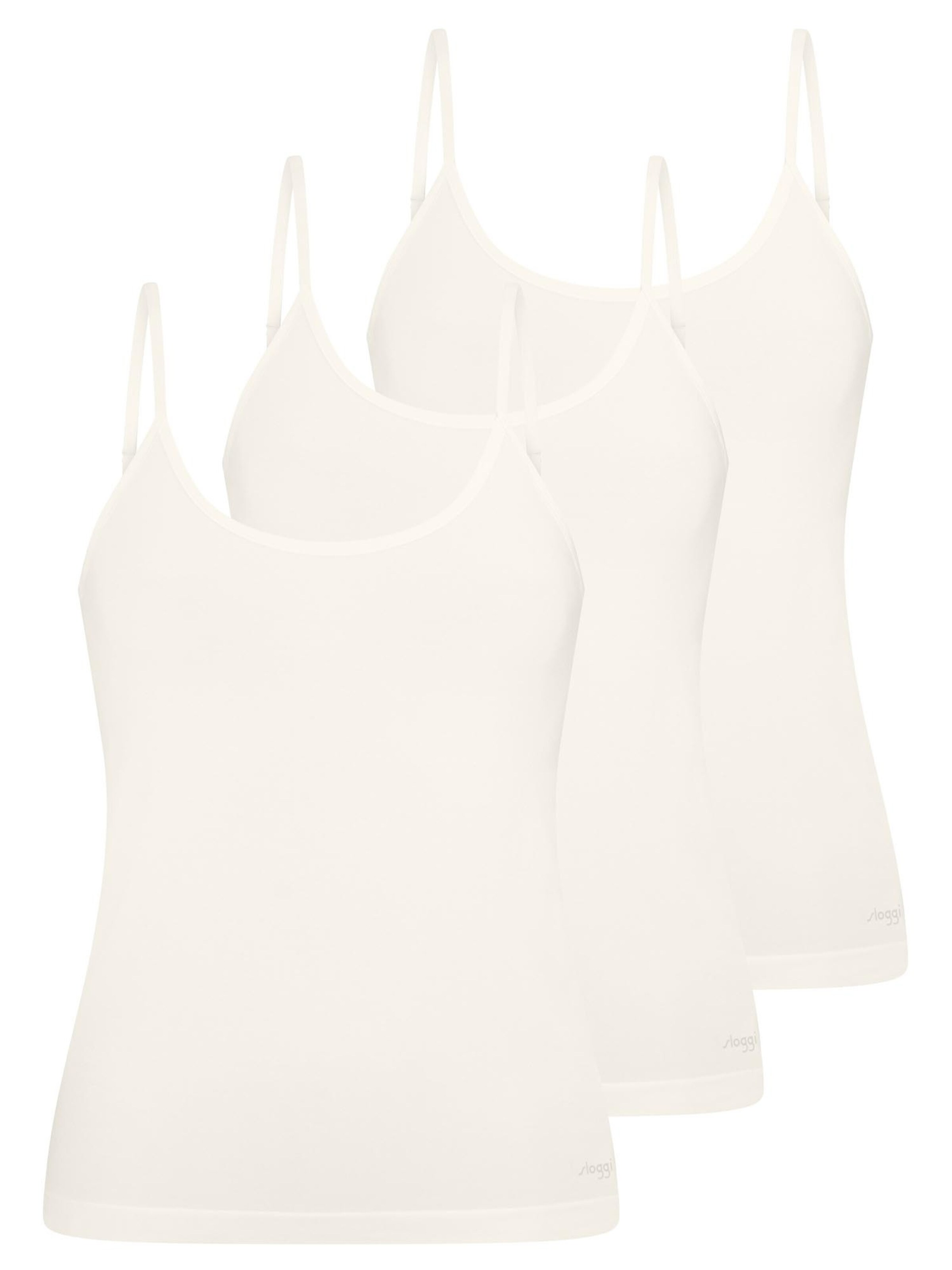 SLOGGI Onderhemd 'GO Sense' in Wit: voorkant