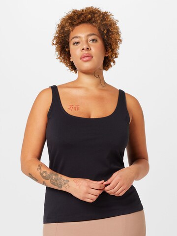 Esprit Curves Top in Black: front