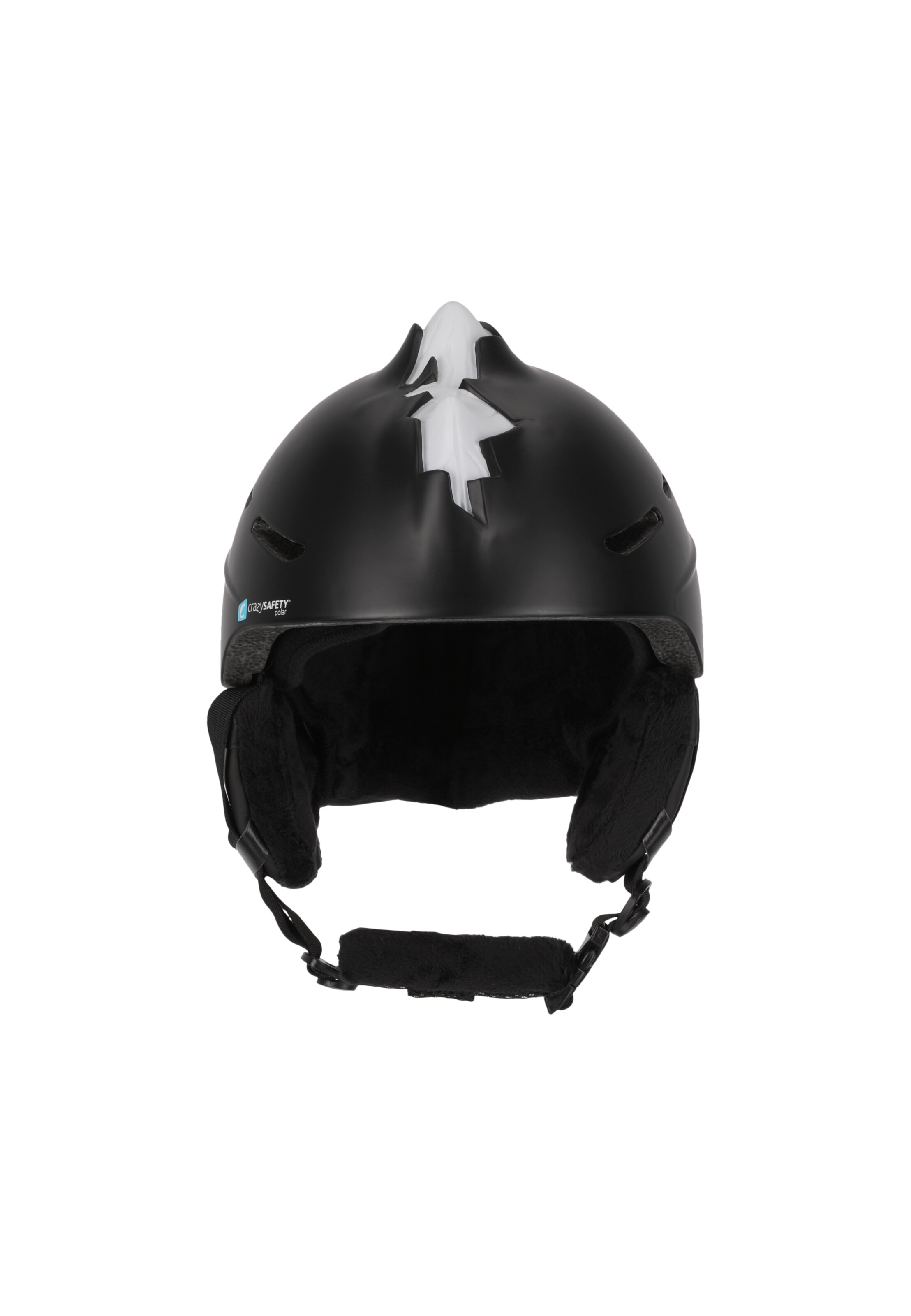 Crazy Safety Helmet 'Bone Spike' in Black