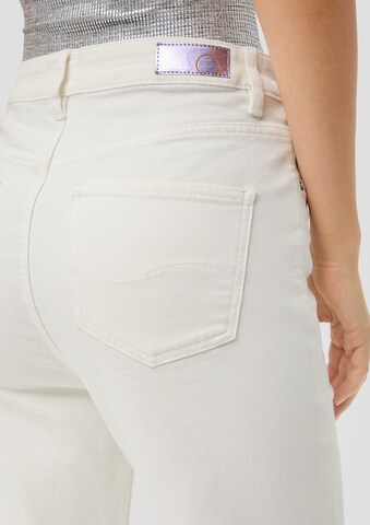 Wide Leg Jean 'Catie' QS en beige