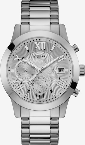 Montre à affichage analogique 'Atlas' GUESS en argent : devant