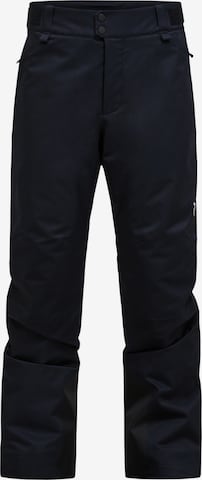 PEAK PERFORMANCE Regular Skihose in Schwarz: Vorderseite