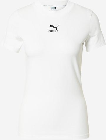 T-shirt PUMA en blanc : devant