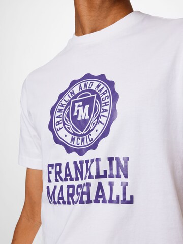 T-Shirt FRANKLIN & MARSHALL en blanc